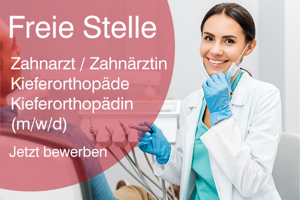 kieferorthopädisches / zahnärztliches Behandlerteam · Zahnarzt/Zahnärztin mit deutscher Approbation (m/w/d)